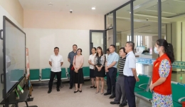 自治区卫生健康委老龄处领导到我院开展老龄健康调研工作