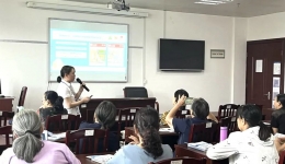 老年长辈怎样才算健康？——柳工医专家到老年大学开展养生保健基础班第三课