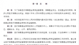《医疗保障基金使用监督管理条例》