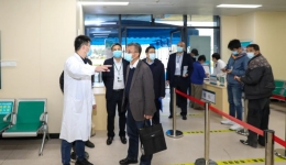 广西城市新冠病毒检测组织实施能力验收反馈会在柳州市工人医院召开