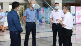 创城进行时 | 市卫生健康委党组书记、主任林卫一行到我院检查创城及疫情防控工作