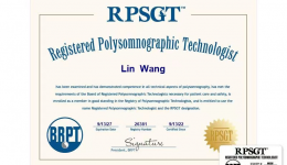 喜讯！我院呼吸与危重症医学科王琳获得“国际注册多导睡眠技师（RPSGT）资质”
