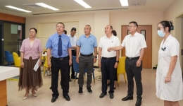 柳州市人大常务会副主任陈宏一行到我院未成年人“一站式”司法保护中心实地调研