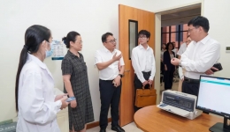 自治区卫生健康委老龄健康处到我院开展工作调研