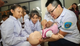 医校联动 上好“急救必修课”——我院成功举办第三期“科普向未来·童筑科技梦”活动