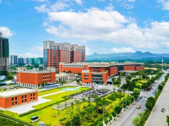 柳州市工人医院航拍