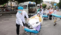 实战演练 护航柳马 | 柳州市工人医院开展马拉松应急救援全流程实战演练