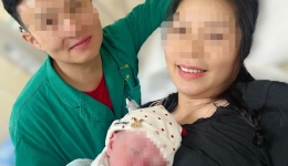 退休后刚好带娃！｜50岁高龄产妇在柳州市工人医院“温柔”顺产